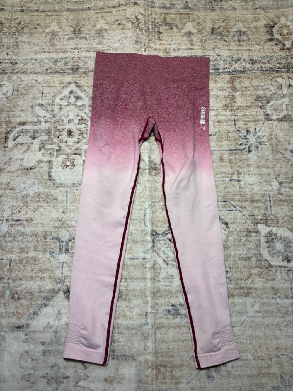 Gymshark Women’s' Ombre Rose to Light Pink Leggings